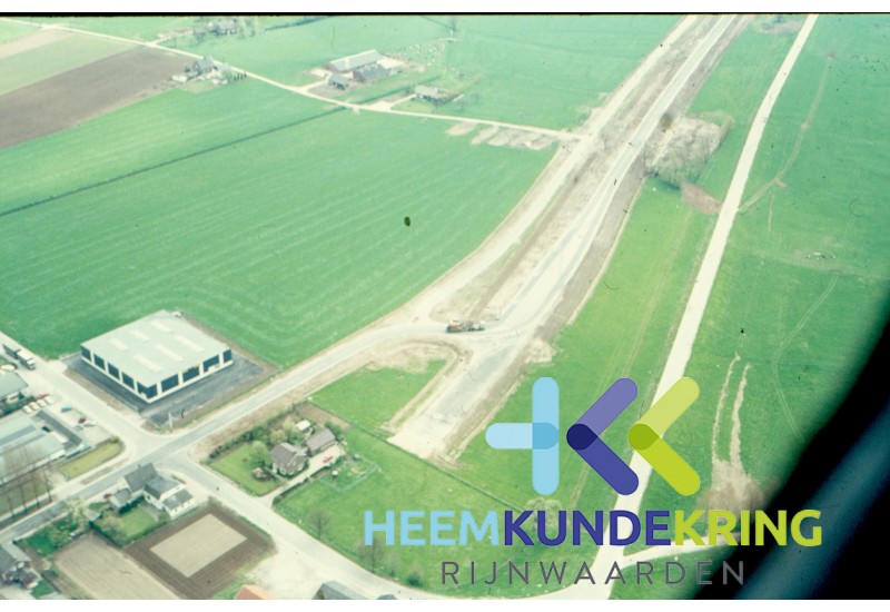 Luchtfoto aanleg Batavenweg hoogte Herwen F00000566